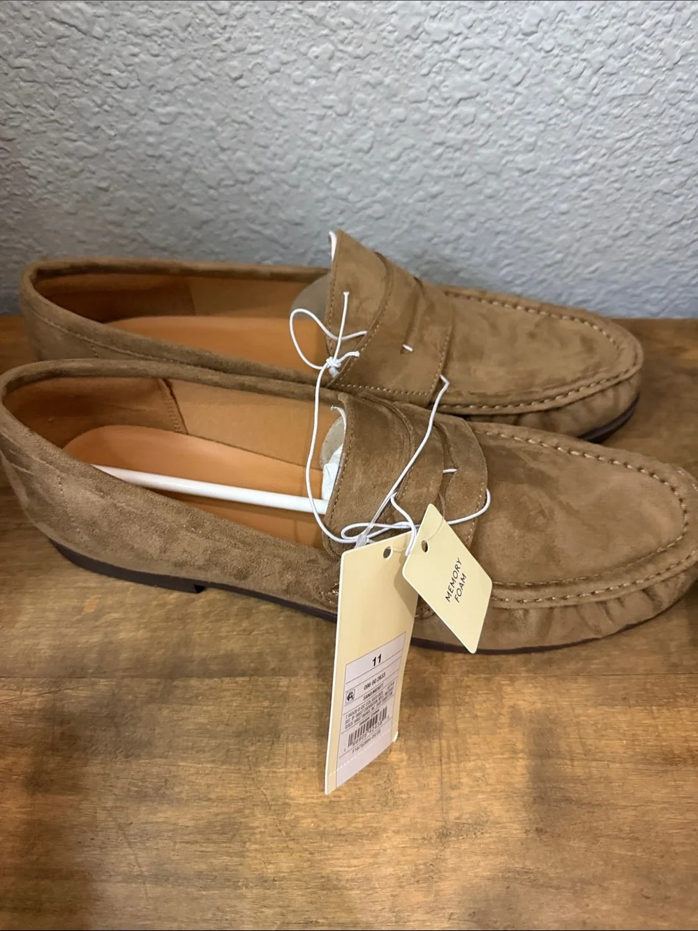 Men's Tan Penny Loafers size 11